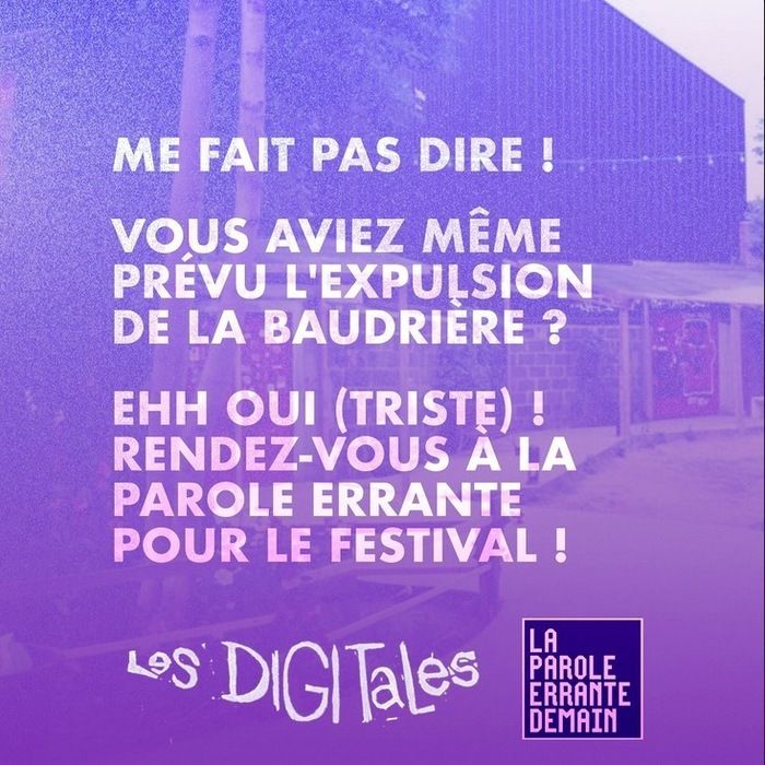 Festival organisée par la Baudrière, squat anarcha-féministe trans-pd-gouine-intersexe (TPGI) expulsé le 22/08/2023!