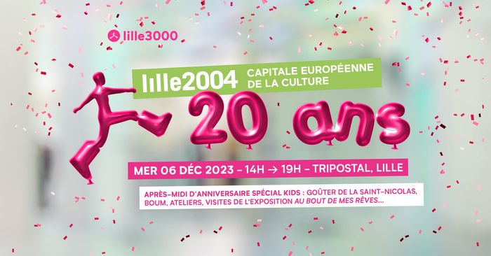 À l’occasion des 20 ans de Lille 2004 Capitale Européenne de la Culture, lille3000 vous propose deux événements au Tripostal autour de l’exposition "Au bout de mes rêves".