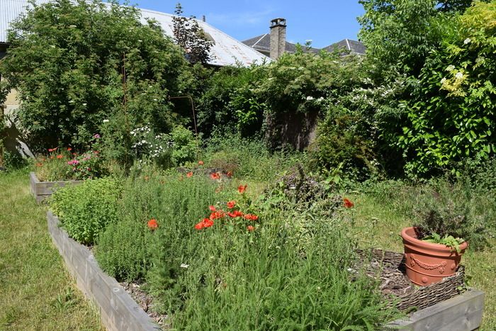 Treten Sie in die Pedale, um Früchte aus dem Obstgarten zu mischen und in den Gemüsebeeten zu gärtnern.