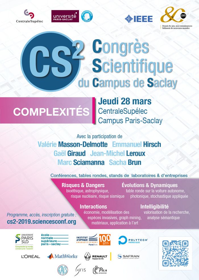 Le CS2 présente le travail passionnant et innovant des chercheurs et doctorants des laboratoires, instituts, start-ups et entreprises de Paris-Saclay.