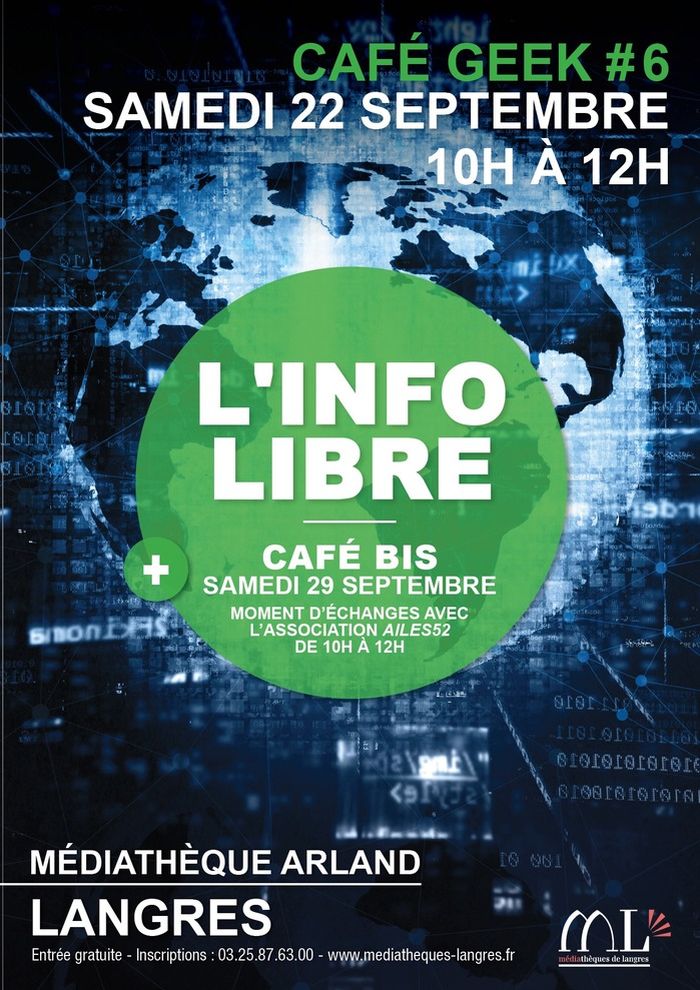 Autour d’un café-croissant, un moment d’échange avec l’association Ailes52, qui œuvre pour la promotion des logiciels libres et l’informatique alternative et solidaire.