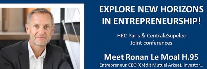 4è saison des Conférences d'entrepreneurs HEC et CentraleSupélec