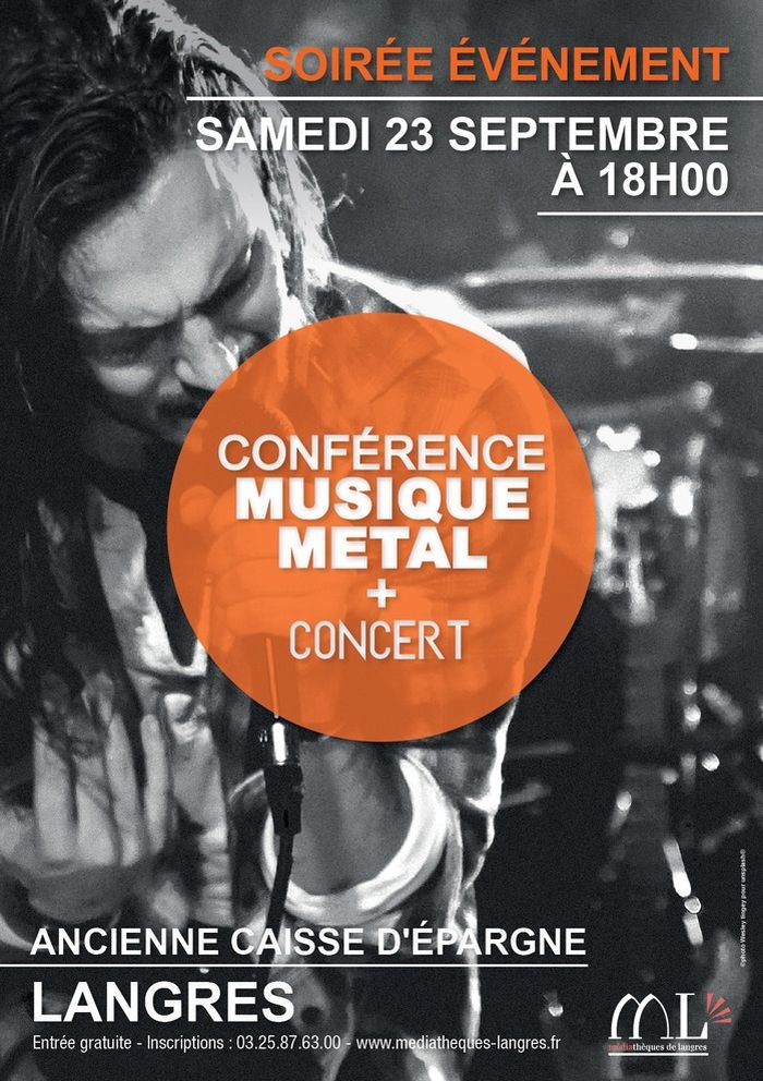 Conférence sur la musique Metal à destination des néophytes comme des connaisseurs suivi d'un concert par Clee The Alaskan Tin Soldier.