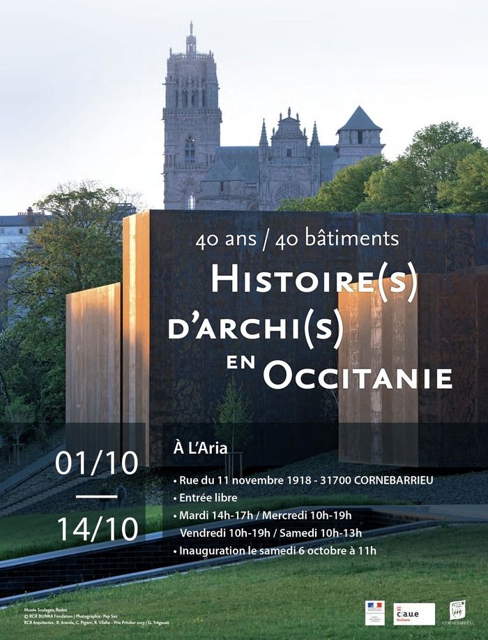 Cette exposition est un véritable parcours illustrant l’histoire de l’architecture régionale de 1977 à nos jours. Découvrez-la à L'Aria à Cornebarrieu du 1er au 14 octobre..