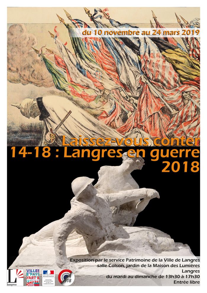 Présentée salle Colson (Maison des Lumières) du 10 novembre au 24 mars 2019, cette exposition propose de revenir sur la fin de la guerre vue de Langres.