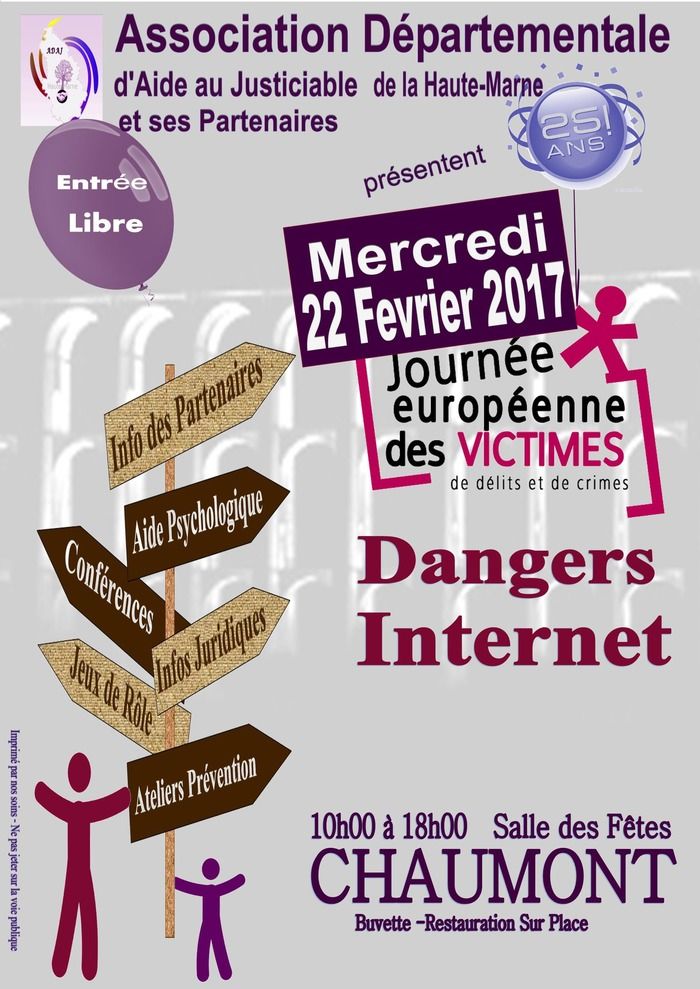 Tout au long de la journée: jeux de rôle, conférences, ateliers, infos juridiques, débat-conférences autour du thème des dangers d'Internet.