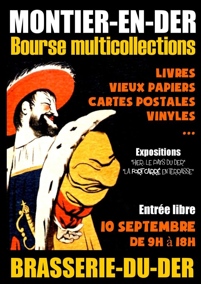 bourse multicollections organisée le dimanche 10 septembre 2017 par Forcément Bière et l'Association cartophile de Joinville dans le parc de la Brasserie artisanale du Der à Montier-en-Der