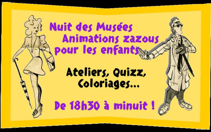 En lien avec son exposition sur les jeunes pendant la seconde guerre mondiale « Gamins d’hier, Ados d’aujourd’hui », le Musée propose aux jeunes visiteurs de découvrir l’univers des zazous.