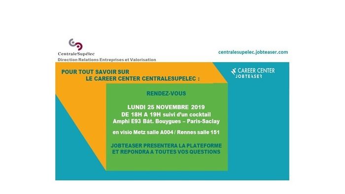 Venez découvrir le Career Center CentraleSupélec