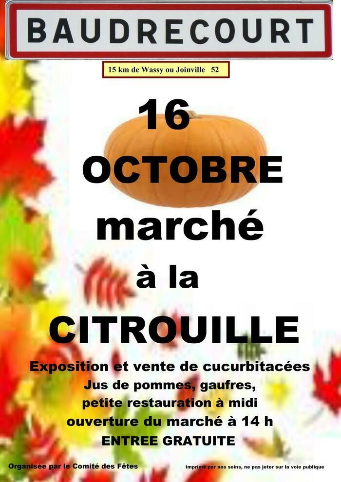 vente de citrouilles et décorations