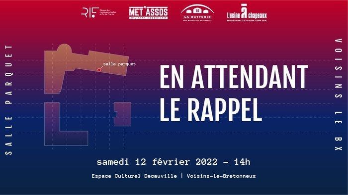 Le RIF, l'Usine à Chapeaux, la Batterie et Met'assos organisent cette rencontre avec des professionnel·le·s des musiques actuelles : développement d'un projet artistique, échanges entre musicien·ne·s.