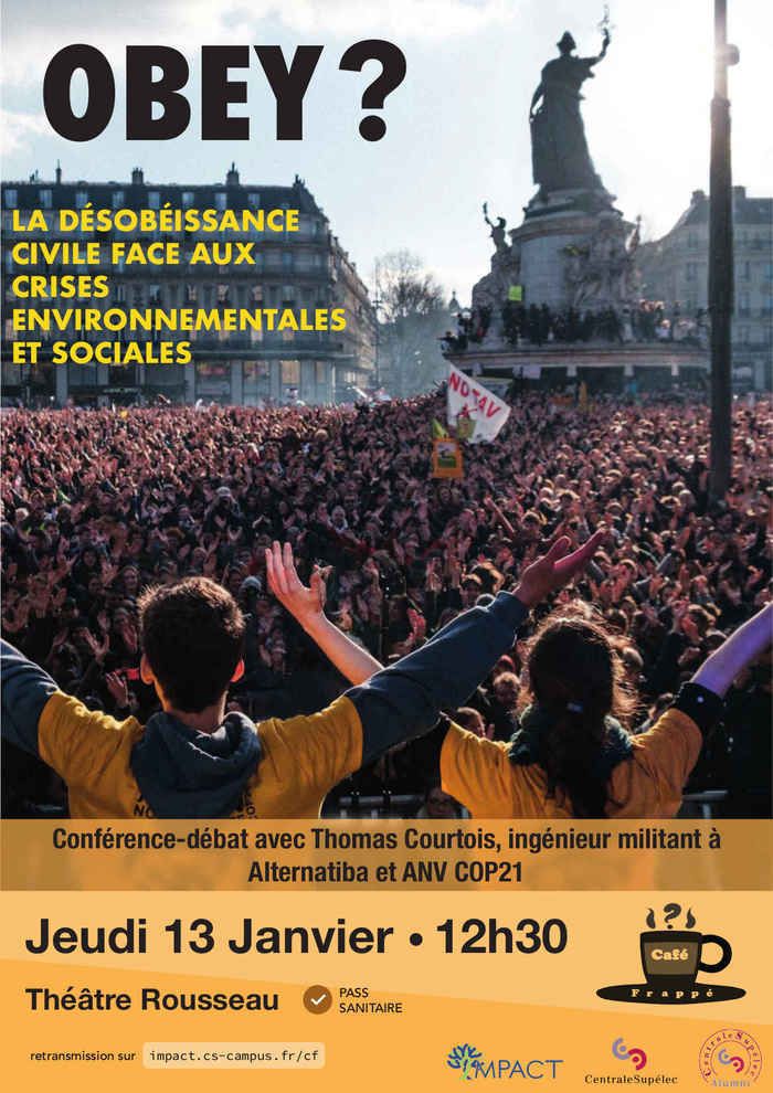 Pour ce Café Frappé, nous recevrons Thomas Courtois, membre d'Alternatiba et d'ANV COP21