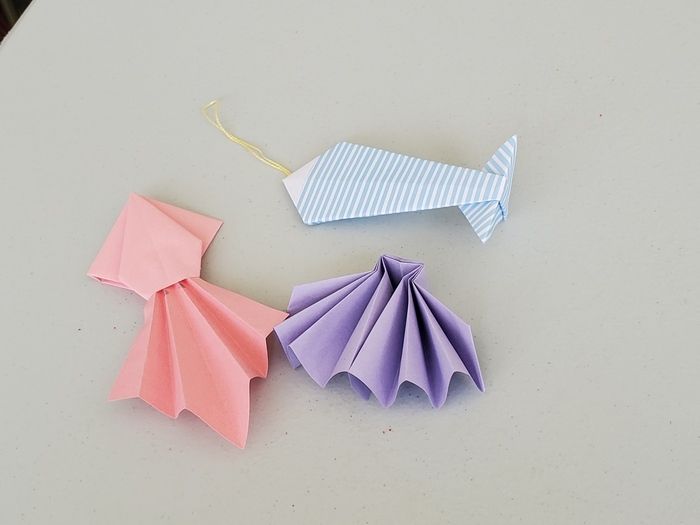 Atelier d'origami pour les enfants.