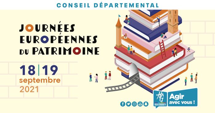 Les samedi 18 et dimanche 19 septembre 2021, nous vous attendons nombreux aux Archives de la Haute-Garonne pour un week-end riche en activités autour du thème « Patrimoine pour tous » …