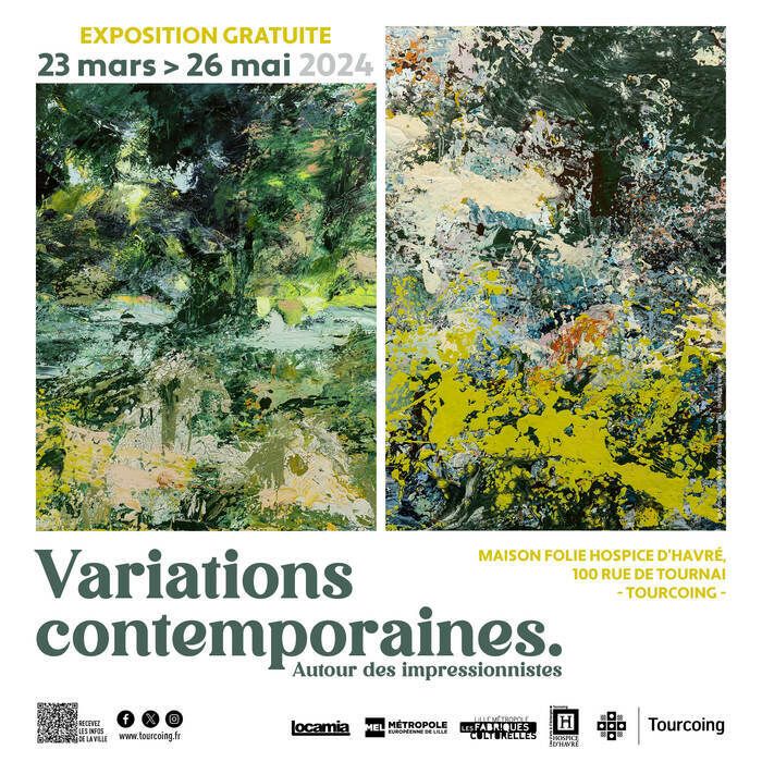 Cette exposition intitulée Variations contemporaines, autour des impressionnistes est une expérience sensorielle et visuelle.