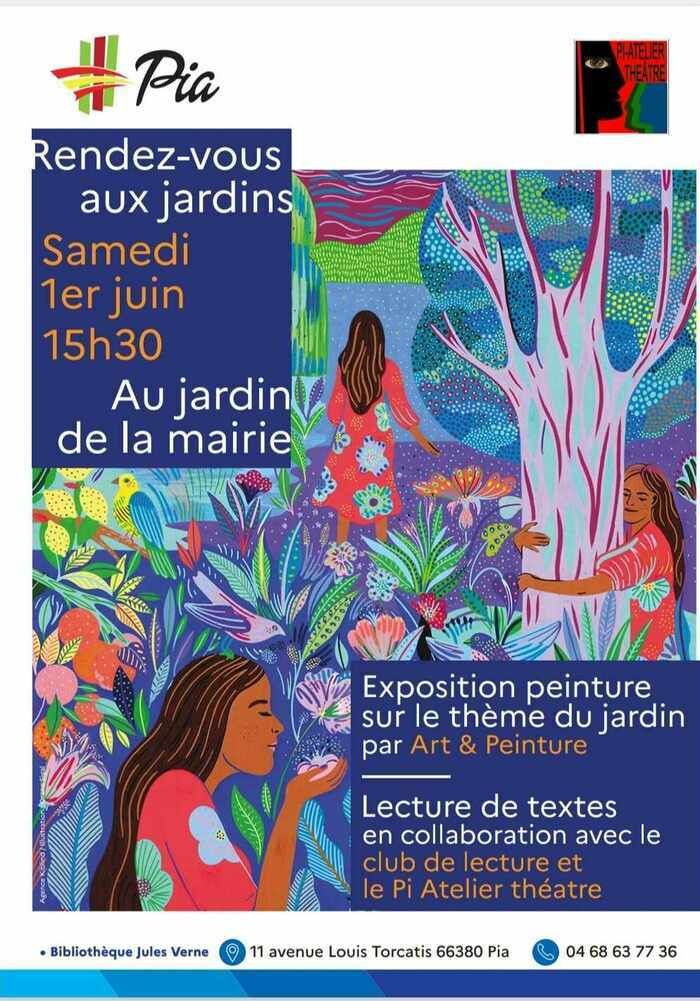 Am Samstag, den 1\. Juni um 15.30 Uhr, anlässlich des Treffens in den Gärten, die Gemeinde mit der Zusammenarbeit von Pi Workshop Theater und dem Leseclub dieses Ereignis im Garten des Rathauses.