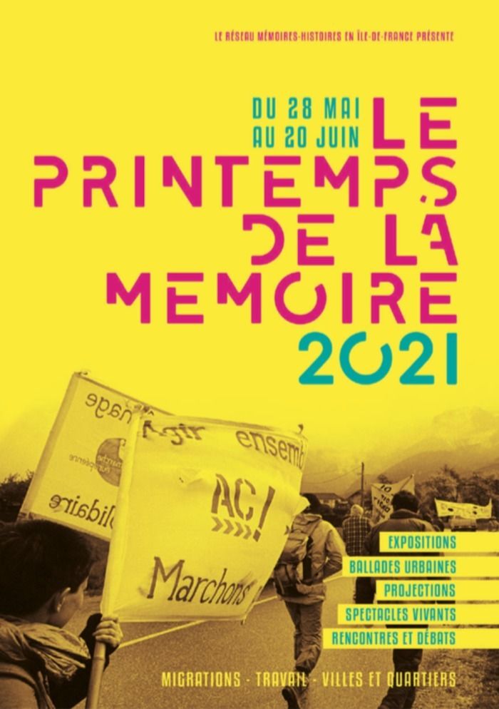 Projections - débats et spectacle vivant organisés par le Réseau Mémoires-Histoires en Ile de France