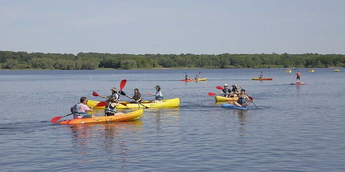 Découverte du lac du Der en kayak.