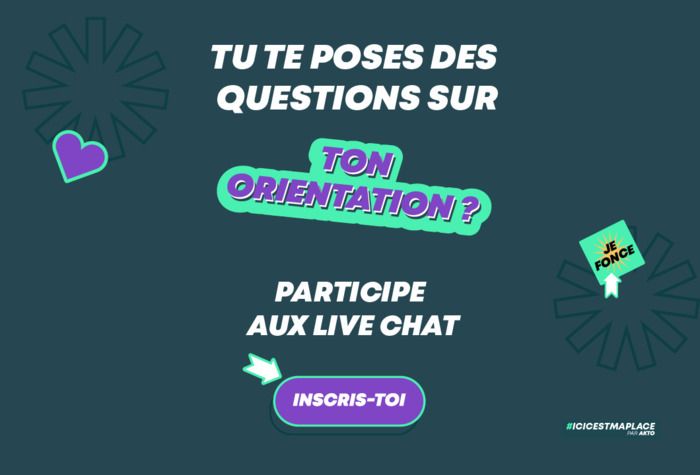 Pose tes questions en direct à de jeunes professionnels et découvre des métiers qui recrutent