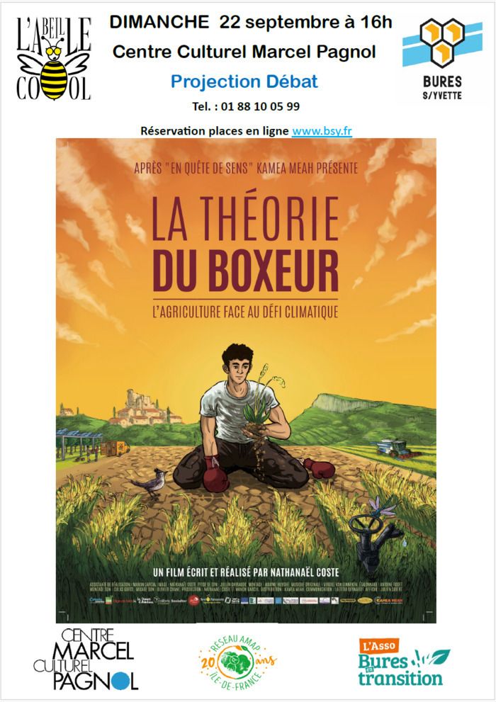 La Maison de l’Ecologie et de la Transition de Bures sur Yvette vous invite à une projection-débat le 22 septembre à 16h du documentaire La théorie du boxeur sur les liens entre agriculture et climat.