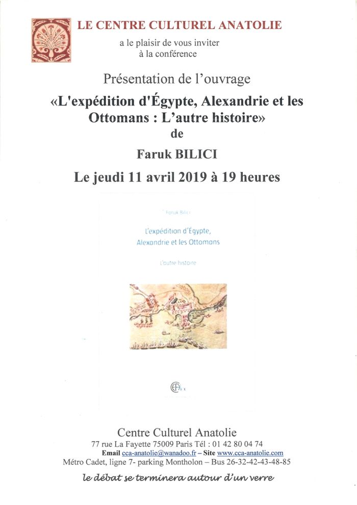 Présentation de l'ouvrage de Faruk BILICI