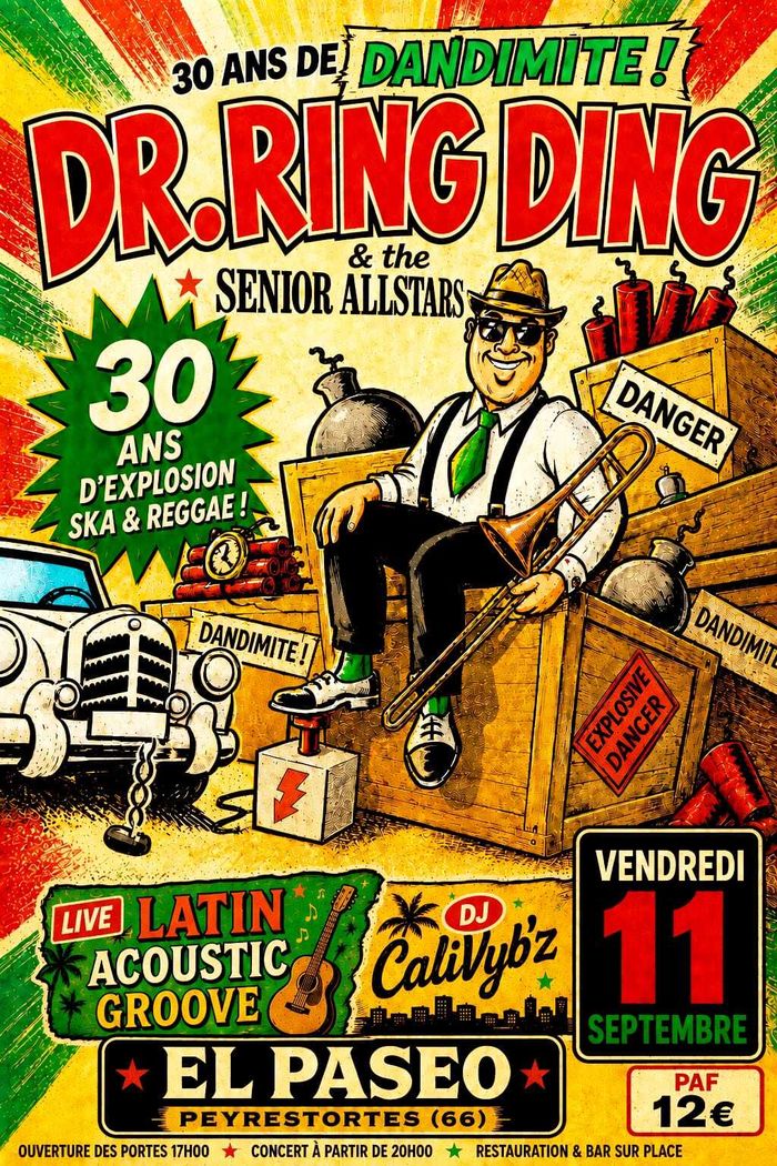 Dr.Ring Ding & The Senior Allstars + Latin Accoustic Groove + Calivyb'z