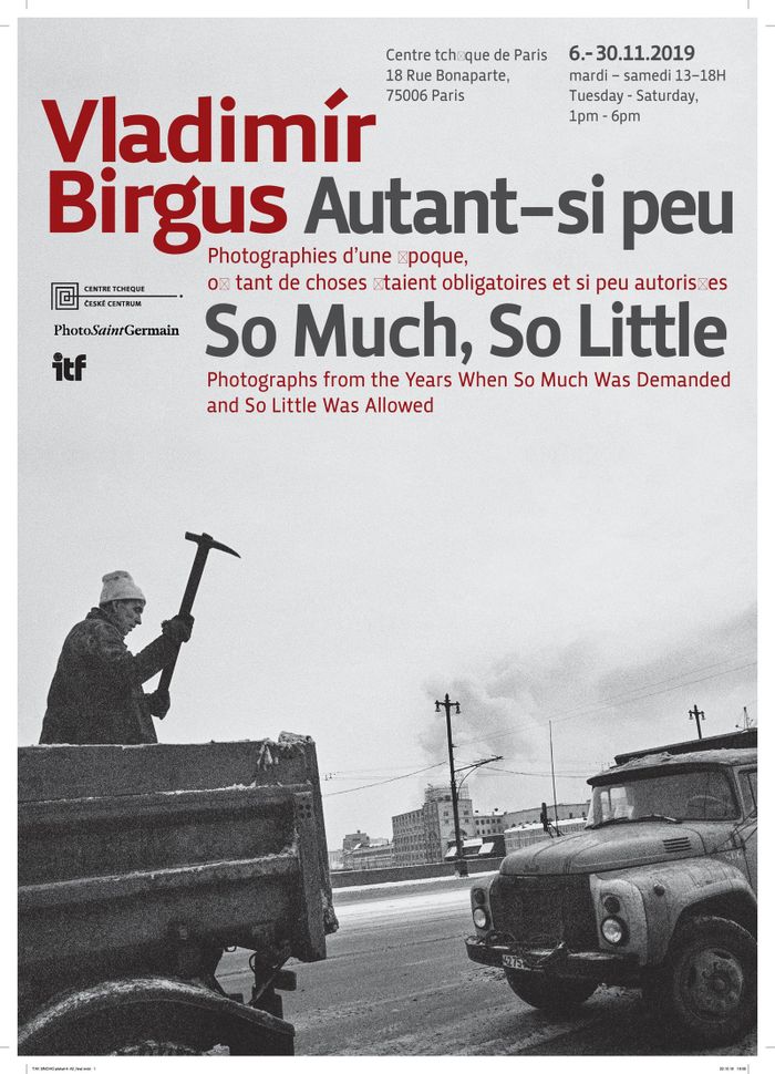 Centre tchèque de Paris exposera cet automne une sélection de l’œuvre du photographe tchèque Vladimir Birgus.