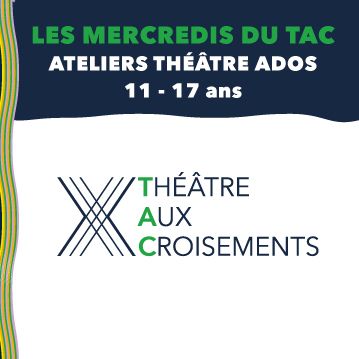 Lors de la saison, hors vacances scolaires, des ateliers de théâtre pour adolescents de 11 à 17 ans sont proposés tous les mercredis de 14h à 16h, dès mi-septembre.