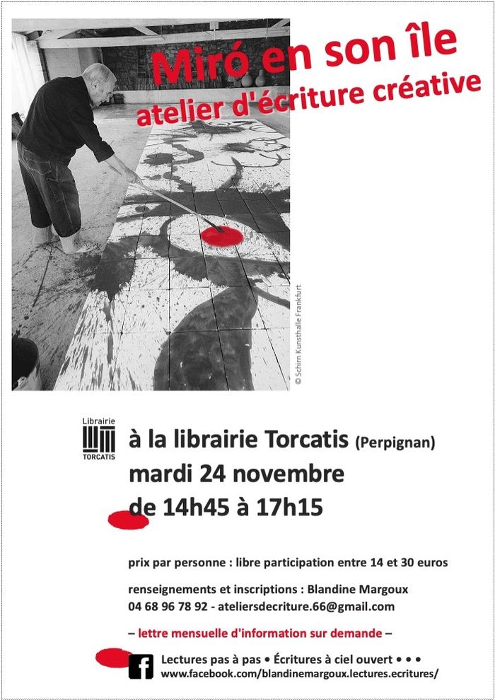 Un atelier d'écriture créative, en petit groupe.