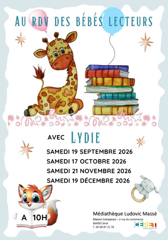 Aux rendez-vous des bébés lecteurs (Animé par Lydie)