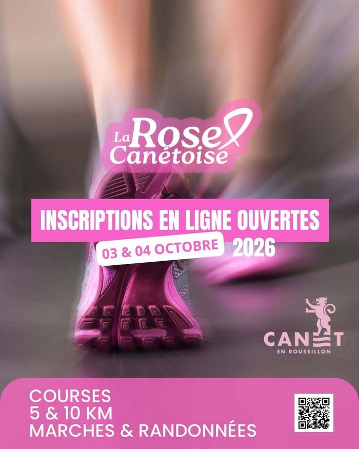 La Rose Canétoise - 12e course pour Octobre rose