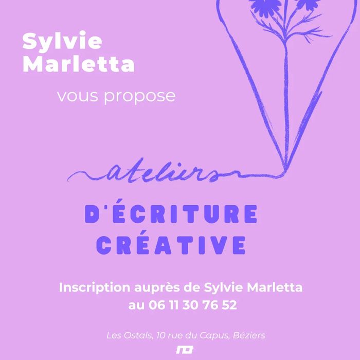 Sylvie Marletta anime des ateliers d’écriture au sein des Ostals.