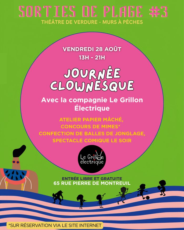 Dans le cadre des Sorties de Plage #3 avec la compagnie Le Grillon électrique