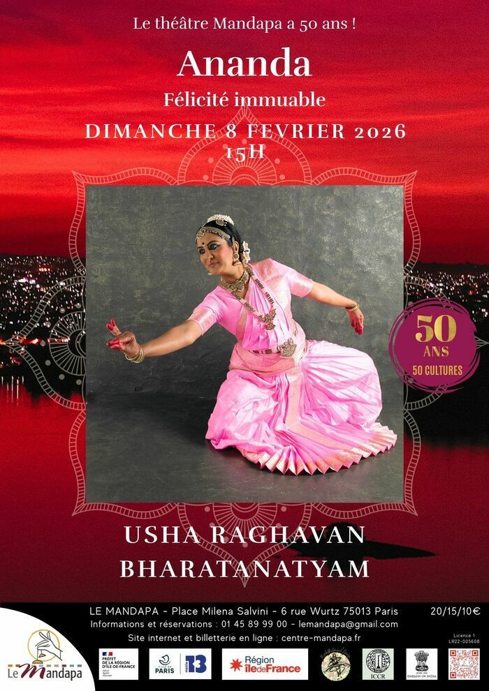 "Ananda" en sanskrit signifie la félicité immuable ou la joie profonde qui vient de la réalisation spirituelle et de l'union avec le divin. C'est la joie ultime, et le plus haut niveau d'existence.