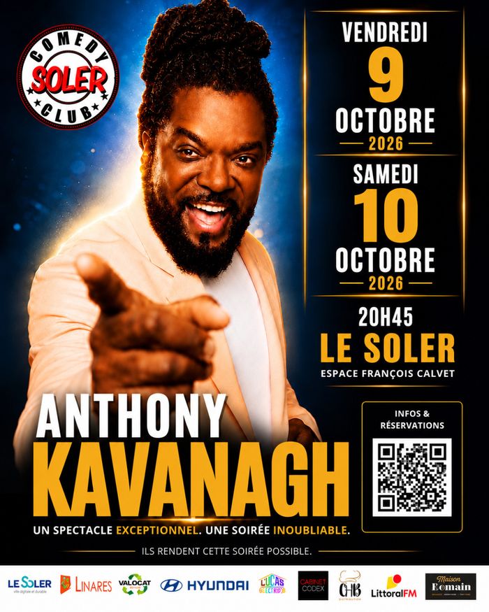 Soler Comedy Club - Anthony Kavanagh