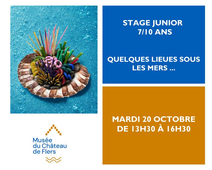 Mardi 20 octobre de 13h30 à 16h30, découvre les merveilles cachées sous les mers et réalise un mini-massif coralien!