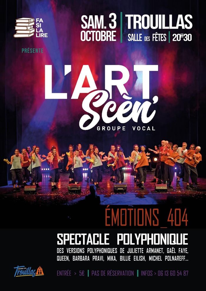 Spectacle polyphonique - L'Art Scèn' Groupe vocal