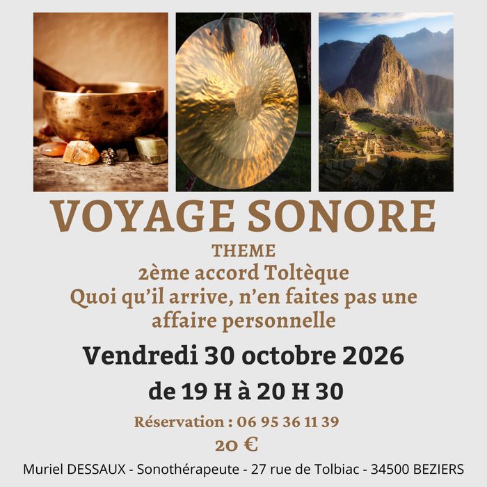 Immersion sonore et vibratoire, relaxation profonde au son des bols tibétains,  gongs, koshis, bâton de pluie, tambour de l'océan...