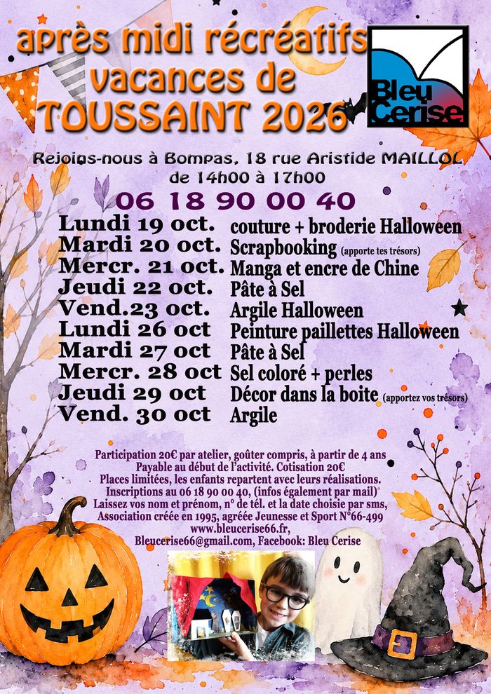 Atelier couture et broderie Halloween