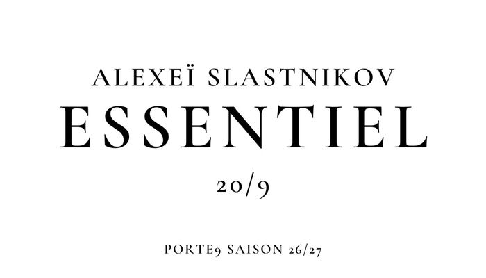 Concert de musique classique contemporaine : Alexeï Slastnikov — Essentiel