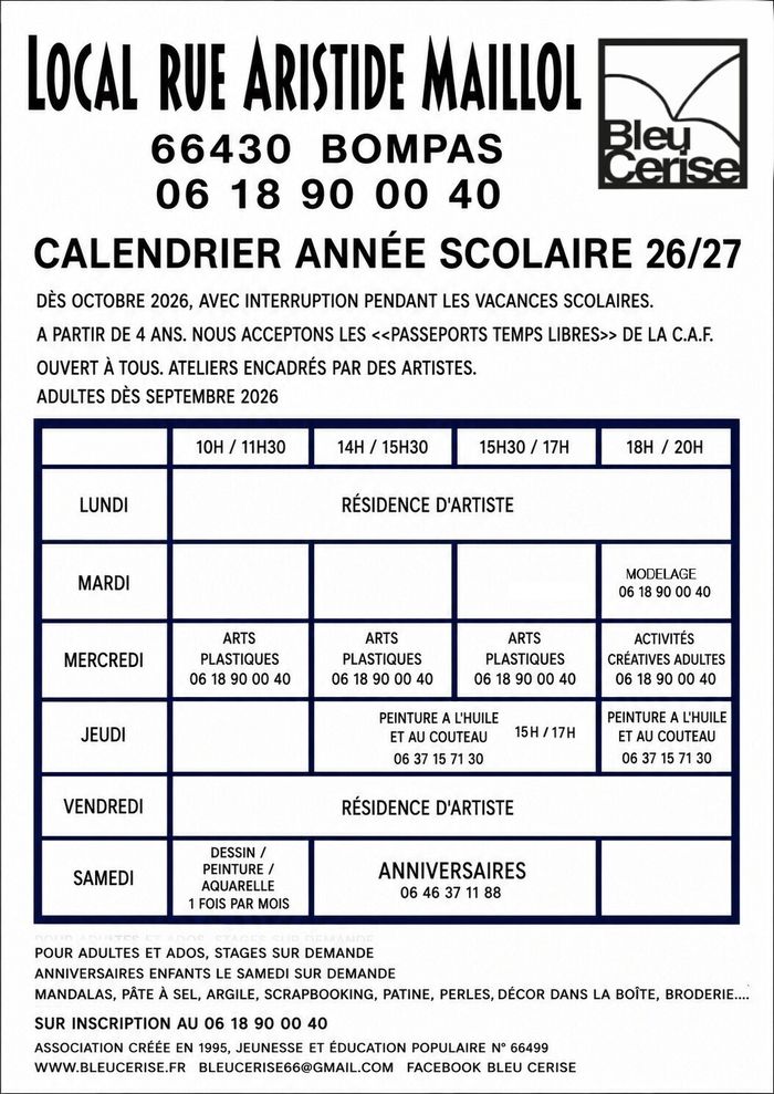 Atelier créatif adulte