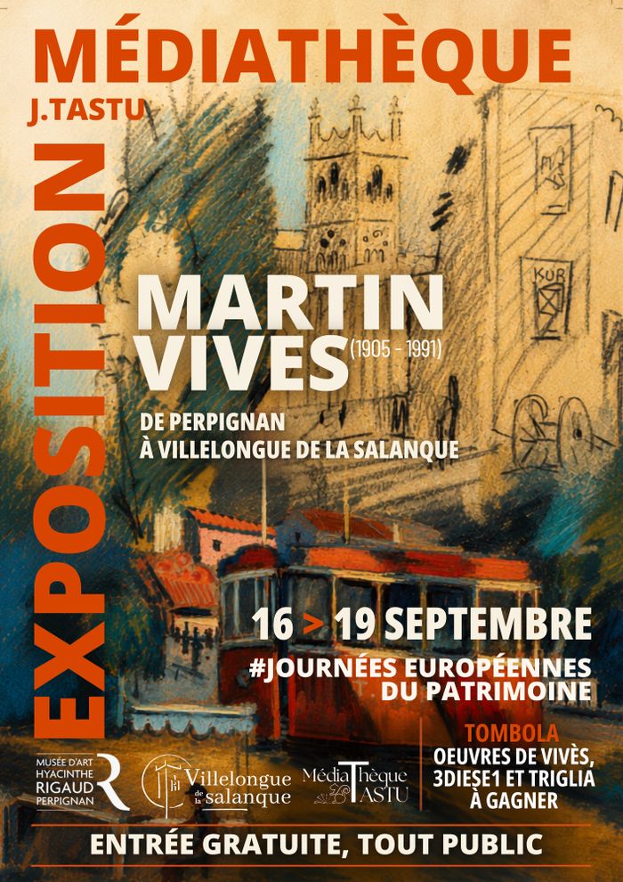 Exposition Martin Vivès à l'occasion des Journées Européennes du Patrimoine