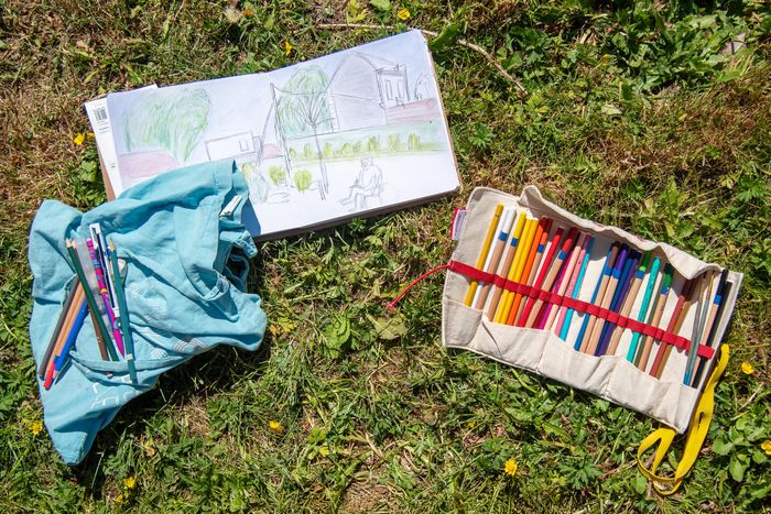 Samedi 19 septembre de 14h à 17h, réalisez votre carnet de dessins sur le patrimoine avec l'association les Pinceaux d'Aquarelle !