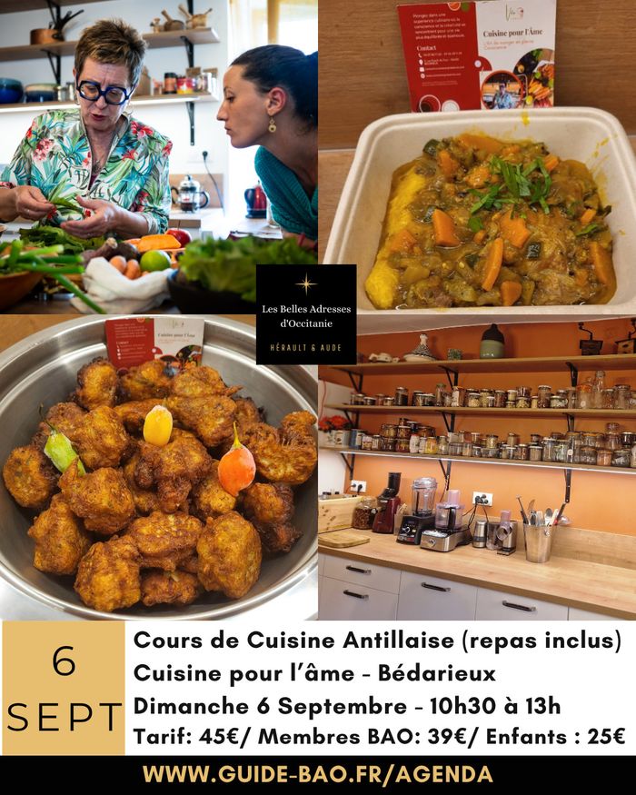 Partez sous le soleil des antilles avec cet atelier cuisine !