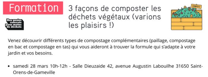 Venez découvrir différents types de compostages complémentaires (paillage, compostage en bac, compostage en tas) qui vous aideront à trouver la formule adaptée à vos besoins et votre jardin !