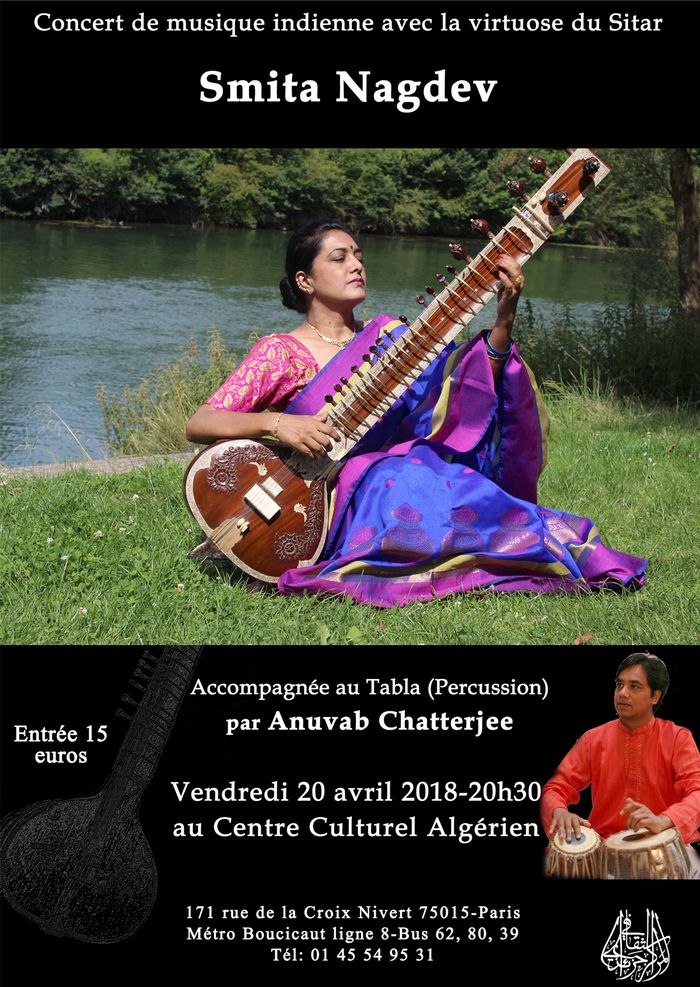 Smita Nagdev est l'une des rares femmes indiennes jouant du sitar, luth à manche long, symbole de la musique indienne.