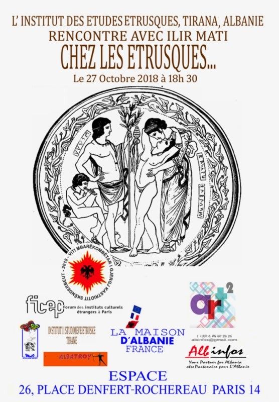 Discussion sur les liens linguistiques albano-étrusque.