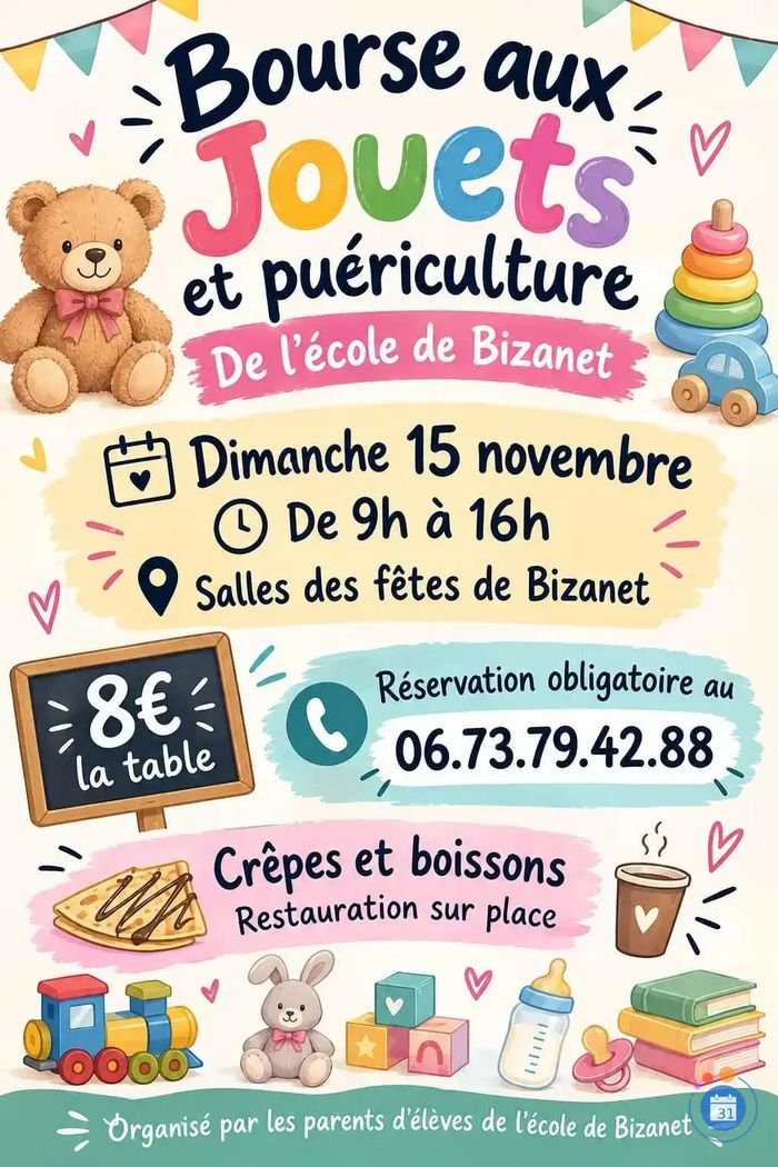 Bourse aux jouets et puériculture