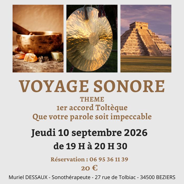 Immersion sonore et vibratoire, relaxation profonde au son des bols tibétains,  gongs, koshis, bâton de pluie, tambour de l'océan...