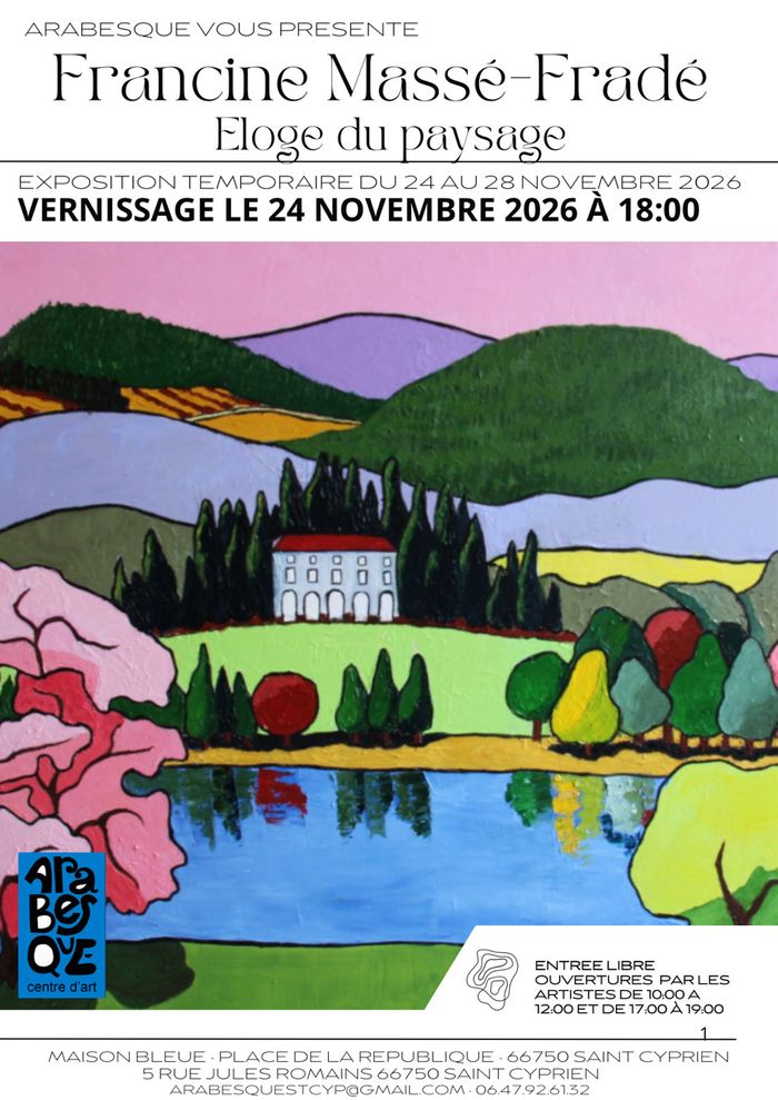 Une invitation à contempler le paysage autrement, à travers un univers pictural vibrant de couleurs et de sérénité.